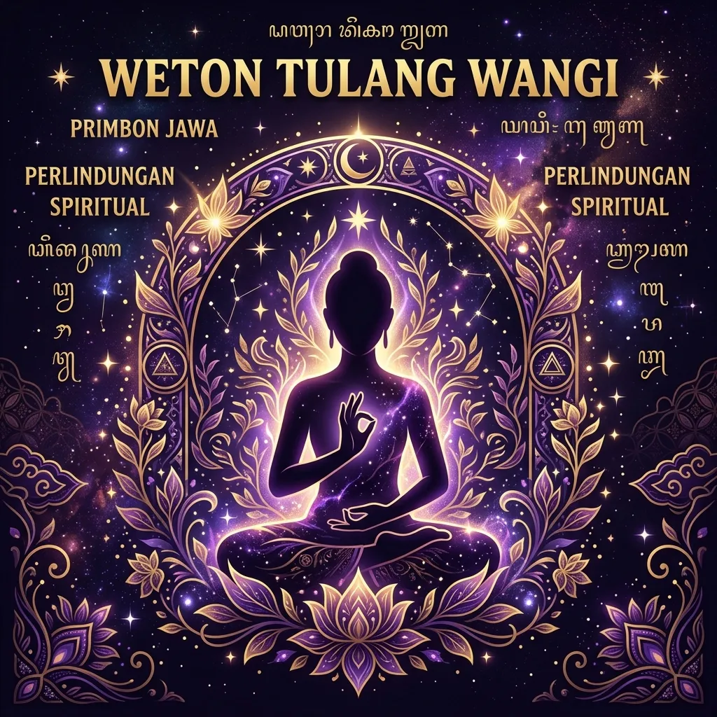 Ilustrasi Weton Tulang Wangi (Darah Manis): Misteri Karisma Gaib & Sensitivitas Spiritual